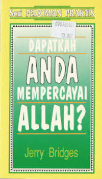 Image of Dapatkah Anda Mempercayai Allah (Trawas)