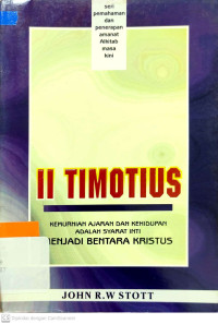 Image of Dua Timotius : Peliharalah Harta Yang Indah Itu (Trawas)