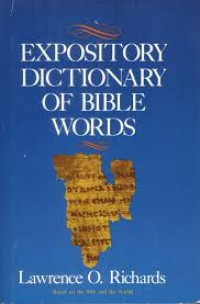 Image of Expository Dictionary Of Bible Words (Trawas)
