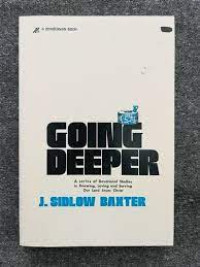 Image of Going Deeper: a series of devotional studies in knowing loving ... (Trawas)
