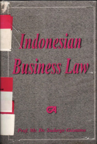 Image of Indonesian Business Law (Trawas)