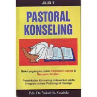 Image of Konseling Pastoral  ;  penggembalaan konstekstual (Trawas)