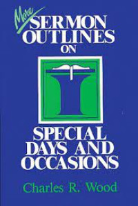 Image of More Sermon Outline On Special Days And Occasions (Trawas)
