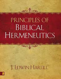 Image of Principles Of Biblical Hermeneutics (Trawas)