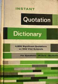 Image of Instant Quotation Dictionary (Trawas)