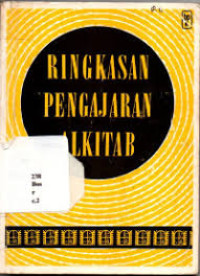 Image of Ringkasan Pengajaran Alkitab : Buku Ketekisasi  (Trawas)