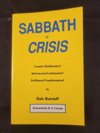 Image of Sabbath In Crisis ; Transfer/modification? Reformation/continuation? ... (Trawas)