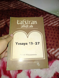 Image of Tafsiran Alkitab Yesaya 13-27 (Trawas)