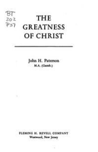 Image of The Greatness Of Christ (Trawas)